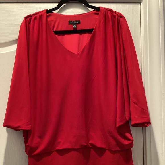 Dolman SLEEVE V NECK TOP (Size: Large) PREOWNED - Picture 5 of 7